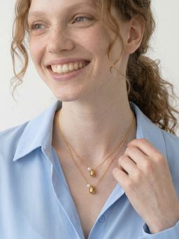 Palmonas - Layered Pearl Drop Necklace for Women
