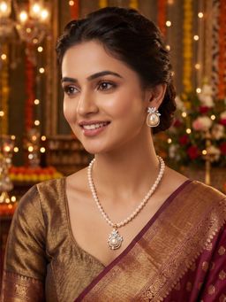 Nuyug - Bloomy Pearl Jewellery Set