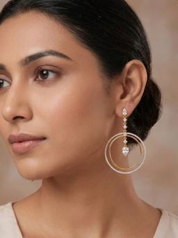 Nuyug - Eclipse American Diamond Drop Earrings
