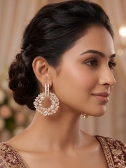 Nuyug - Meridian American Diamond Wreaths Drop Earrings