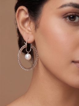 Nuyug - Serene Baguette Hoops Earrings