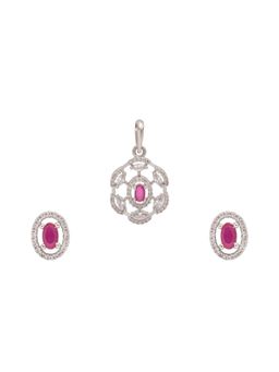 Nuyug - Ruby Glint Petite Jewellery Set