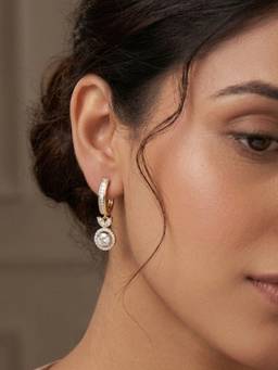 Nuyug - Aurea Halo Drop Earrings