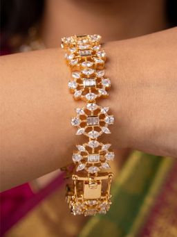 Nuyug - Marquise Cascade American Diamond Bracelet