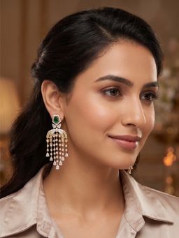 Nuyug - Emerald Rainfall AD Earrings