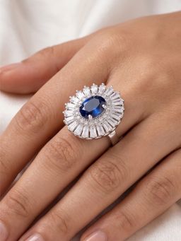 Nuyug - Nova Flare American Diamond Adjustable Ring