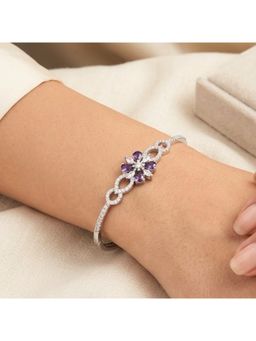 Nuyug - Purple Raindrop Amethyst Kada