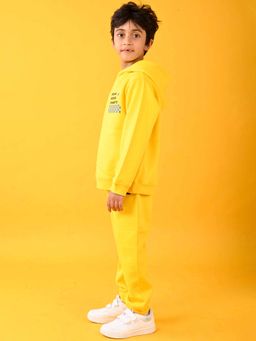 ANTHRILO - New Good Habits Yellow Hoodie with Joggers (Set of 2)