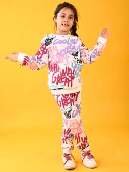 ANTHRILO - Create Art Fun Warm Sweatshirt with Joggers (Set of 2)