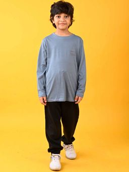 ANTHRILO - Xplr Tech Blue T-Shirt with Joggers (Set of 2)