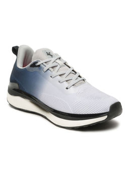 Cantabil - Men Grey Color Block Running Shoes