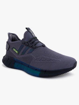 Cantabil - Grey Men Solid Running Shoes