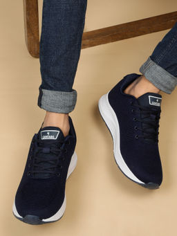 Cantabil - Men Navy Blue Solid Running Shoes