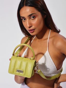 Modern Myth - Nano Lime Green Mini Box Bag