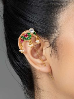 Joules By Radhika - Multi-Colour Kavina Ear Cuffs Earrings