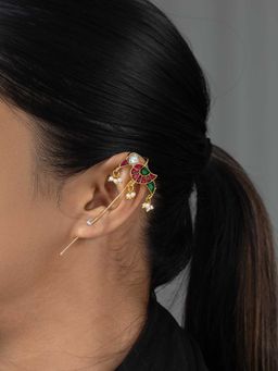 Joules By Radhika - Multi-Colour Ravika Ear Cuffs Earrings