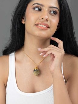 Joules By Radhika - Green Nivya Long Necklace