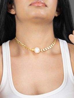 Joules By Radhika - White Zanika Pearl Necklace