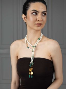 Joules By Radhika - Multi-Colour Siyana Pearl Necklace