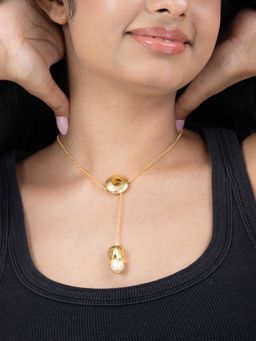 Joules By Radhika - White Laveya Pearl Necklace