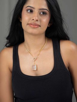 Joules By Radhika - White Amevya Long Necklace