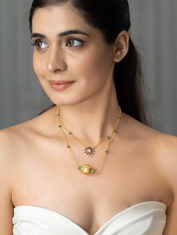 Joules By Radhika - Pink Sivana Long Necklace