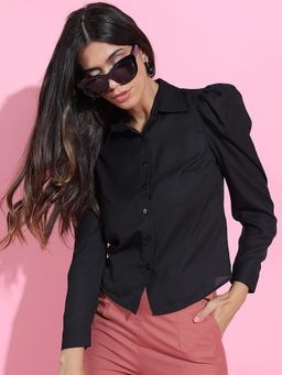 TOKYO TALKIES - Women Black Shirt