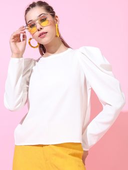 TOKYO TALKIES - White Solid Top