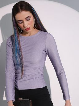 TOKYO TALKIES - Women Ruched Fitted Top
