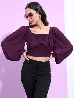 TOKYO TALKIES - Square Neck Crop Top