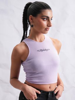 TOKYO TALKIES - Print Crop Tank Top