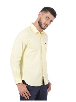 AD By Arvind - Arvind Men Yellow Cotton Shirt