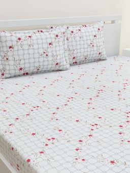 Home Affairs - Single Bedsheet with Pillow Cover - White (Single)