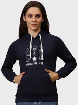 PINACOLADA - Blue Printed Sweatshirt