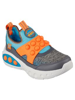 SKECHERS - Boys Sketch Pops Grey Casual Shoes