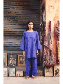 Gulabo Jaipur - Falak Blue Co-Ord Set