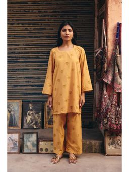 Gulabo Jaipur - Falak Mustard Co-Ord Set