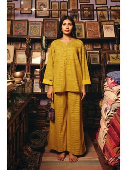 Gulabo Jaipur - Roza Mustard Co-Ord Set
