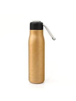 Kuber Industries - Vacuum Insulated Water Bottle Stainless Steel 550ml Brown