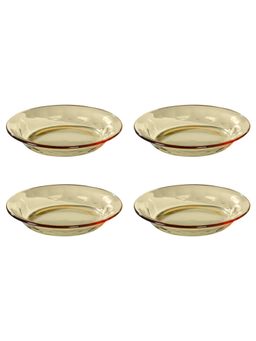 Kuber Industries - Borosilicate Glass Dinner Plates