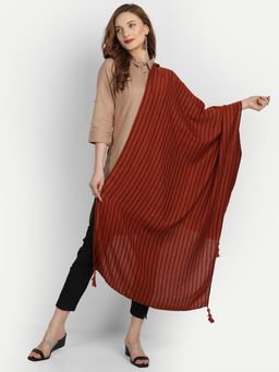 Wicked stitch - Scarves For Women Cotton ChalkStripes