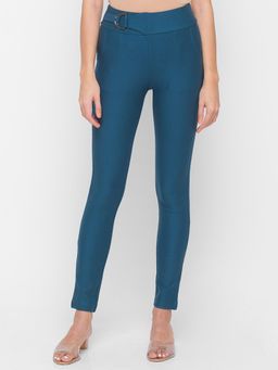 Globus - Navy Blue Solid Treggings
