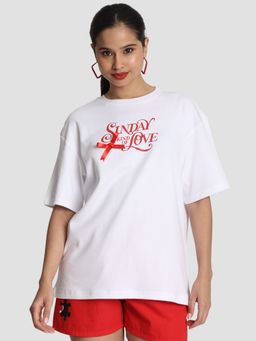 Bene Kleed - Women Oversized Printed T-Shirt