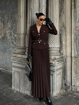 Trenbee - Jeffrey Blazer with Skirt and Belt