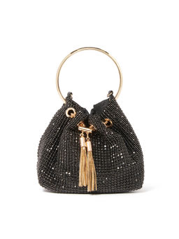 Forever New - Skylah Sparkle Metal Handle Clutch