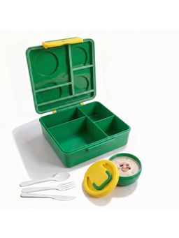 House of Quirk - Nomnom Green Print Bento Lunch Box