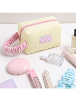 House of Quirk - Yellow Makeup Bag For Women