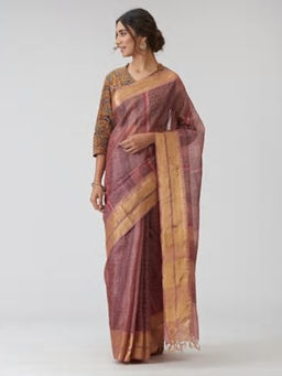 Fabindia - Silk Tussar Printed Sari