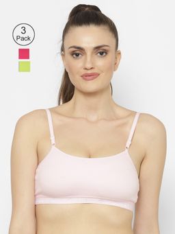 Floret - Wirefree Non-padded Sporty Bra - Multi-Color