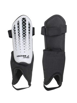 Vector X - Samba Shinguard for Seniors White-Black (M)